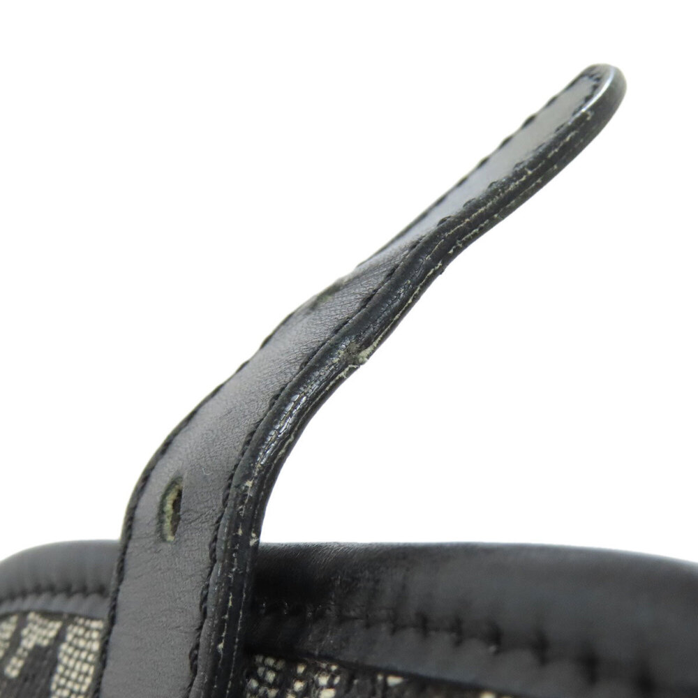 CHRISTIAN DIOR Black Canvas Trotter Shoulder Bag - Picture 15 of 16